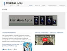 Tablet Screenshot of christianappsministry.org
